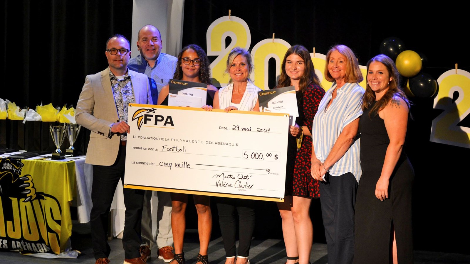 Polyvalente des Abénaquis: 5 000$ pour le football