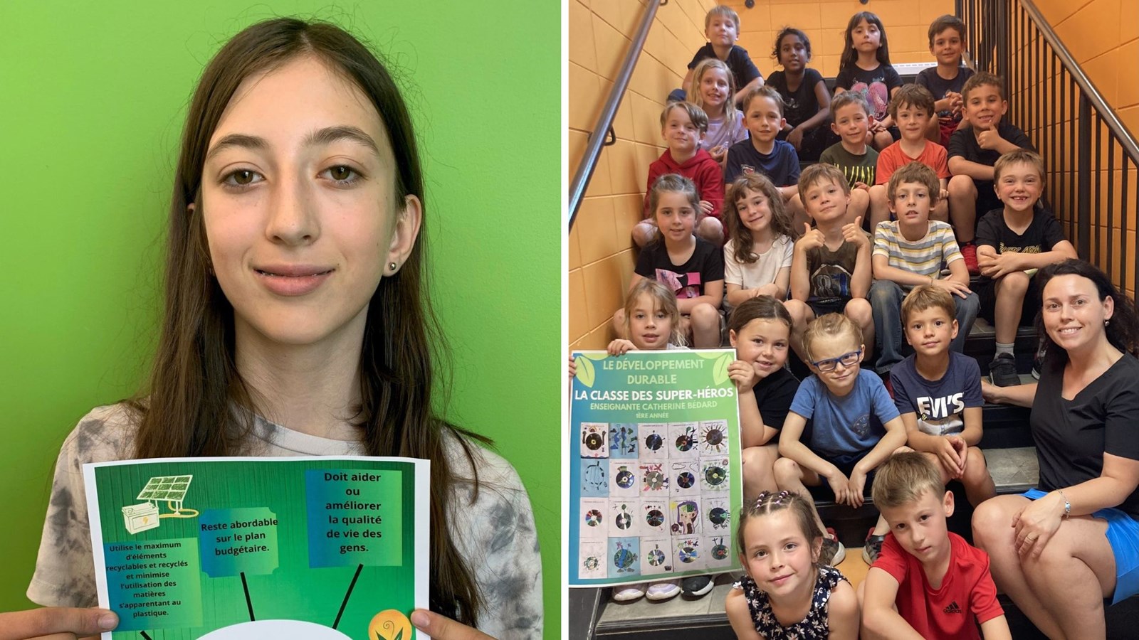 Coralie Poulin remporte le concours « Le développement durable, c’est quoi? »