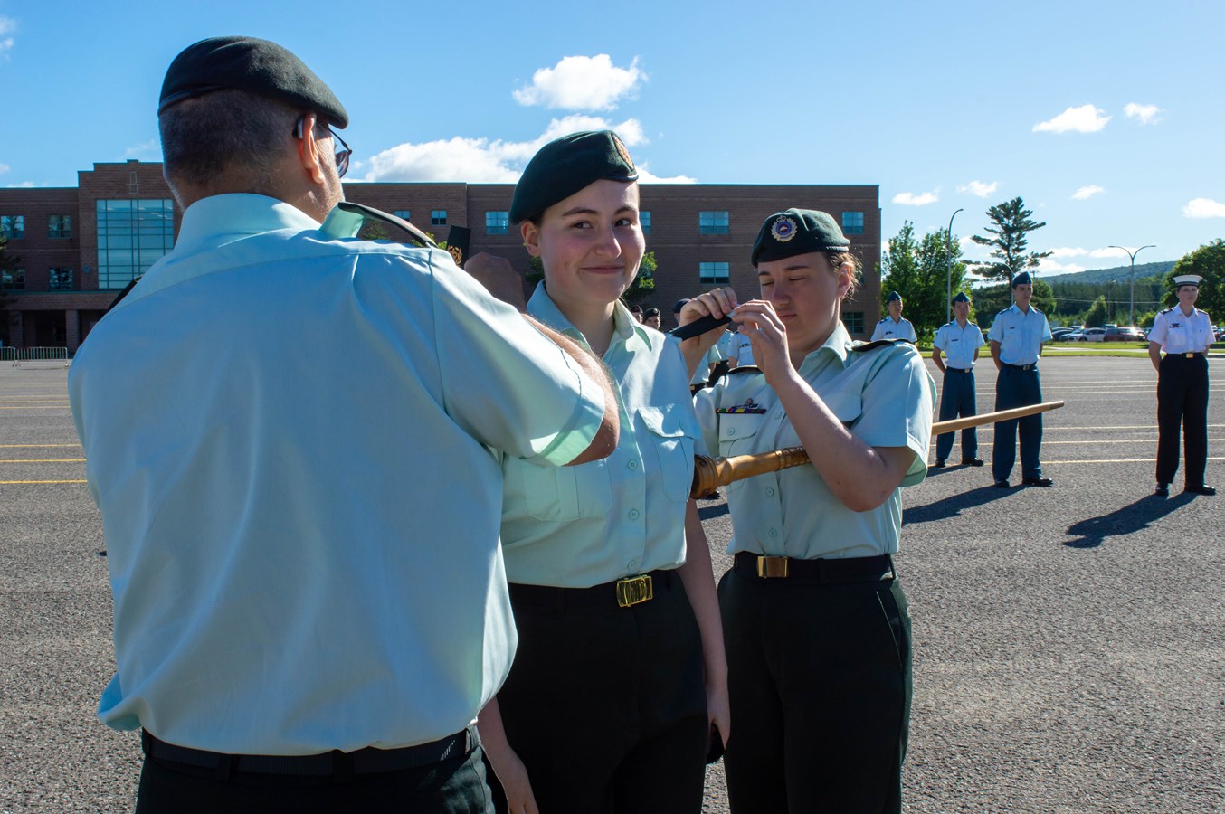 Marianne Felteau, de Scott, promue au poste de cadette adjudante-maitre