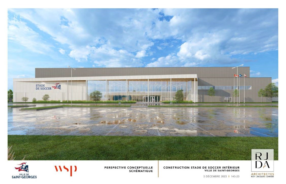 Projet de stade de soccer : la Ville de Saint-Georges déçue de la décision du gouvernement