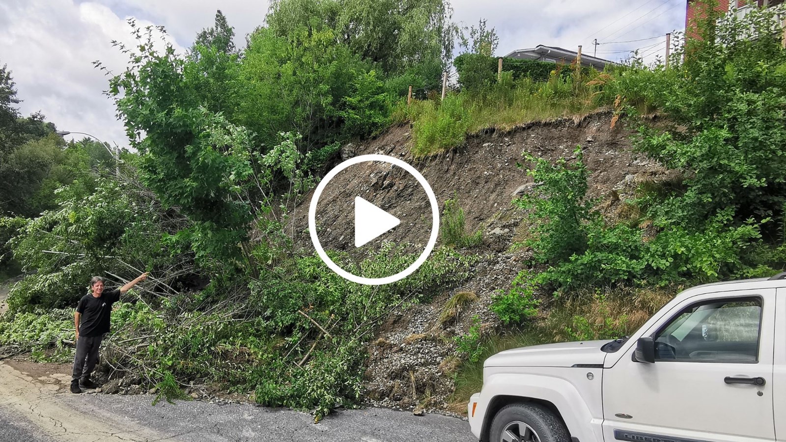 Quelques images des dégâts causés par les pluies intenses du 6 juillet