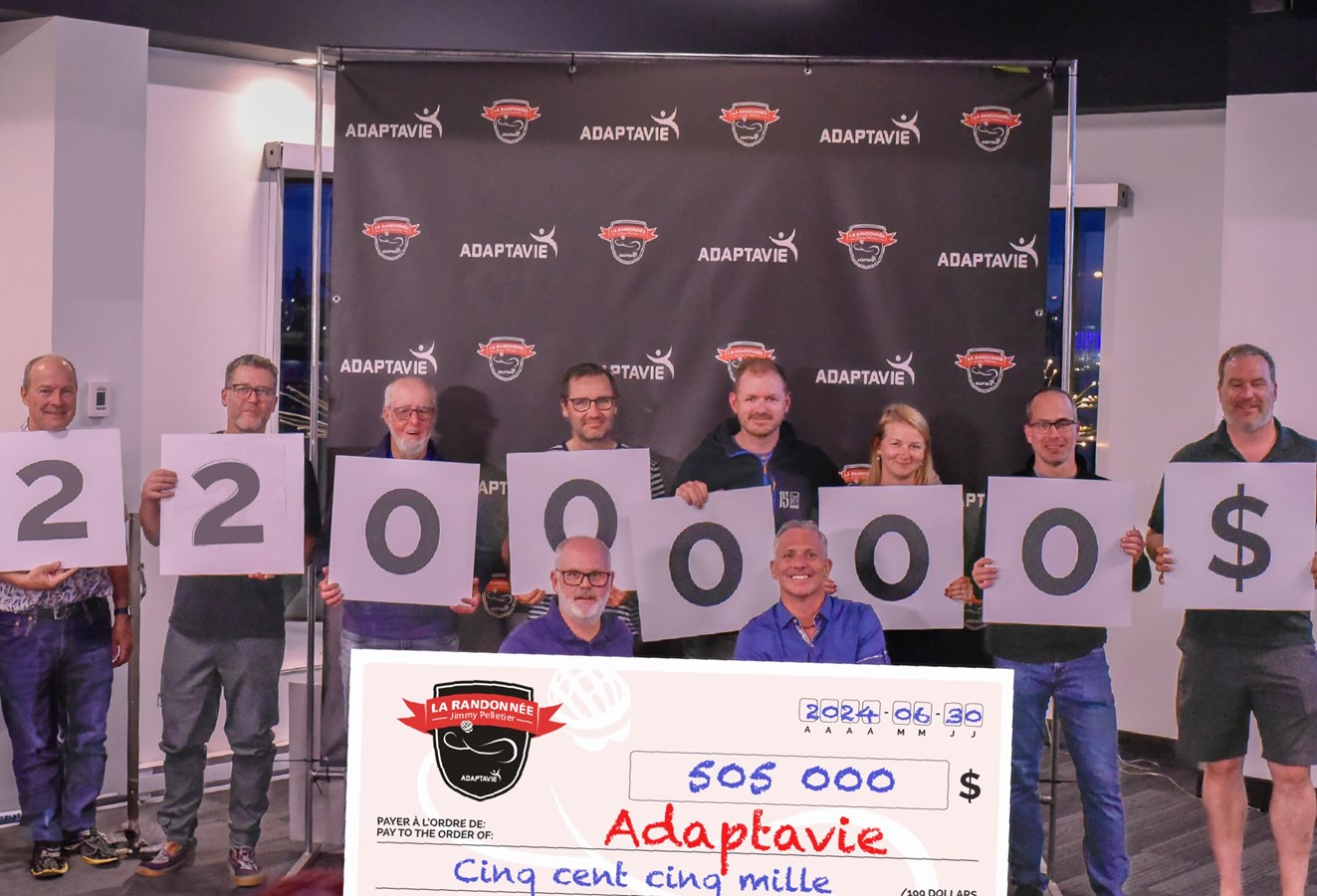 La Randonnée Jimmy Pelletier amasse plus de 500 000 $