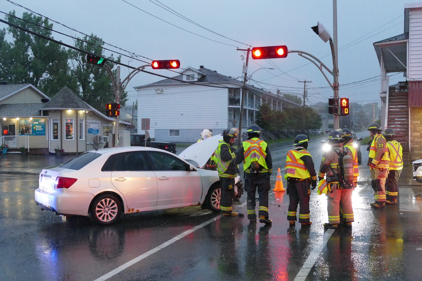 Accident mineur à Saint-Georges