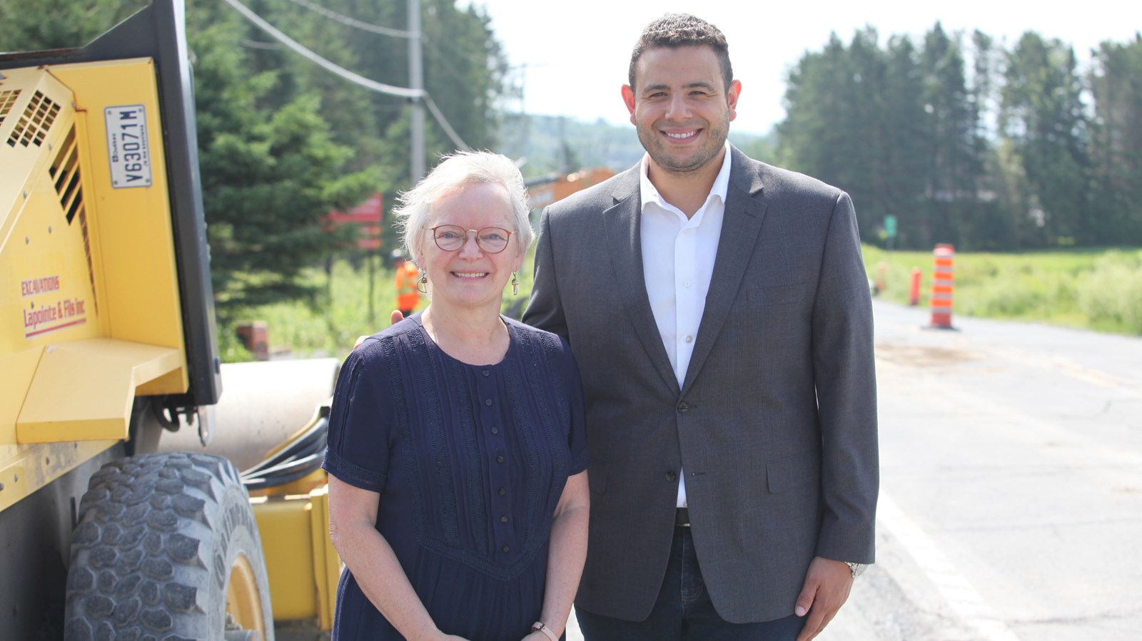 Lancement des travaux de la route 275 à Saint-Benjamin