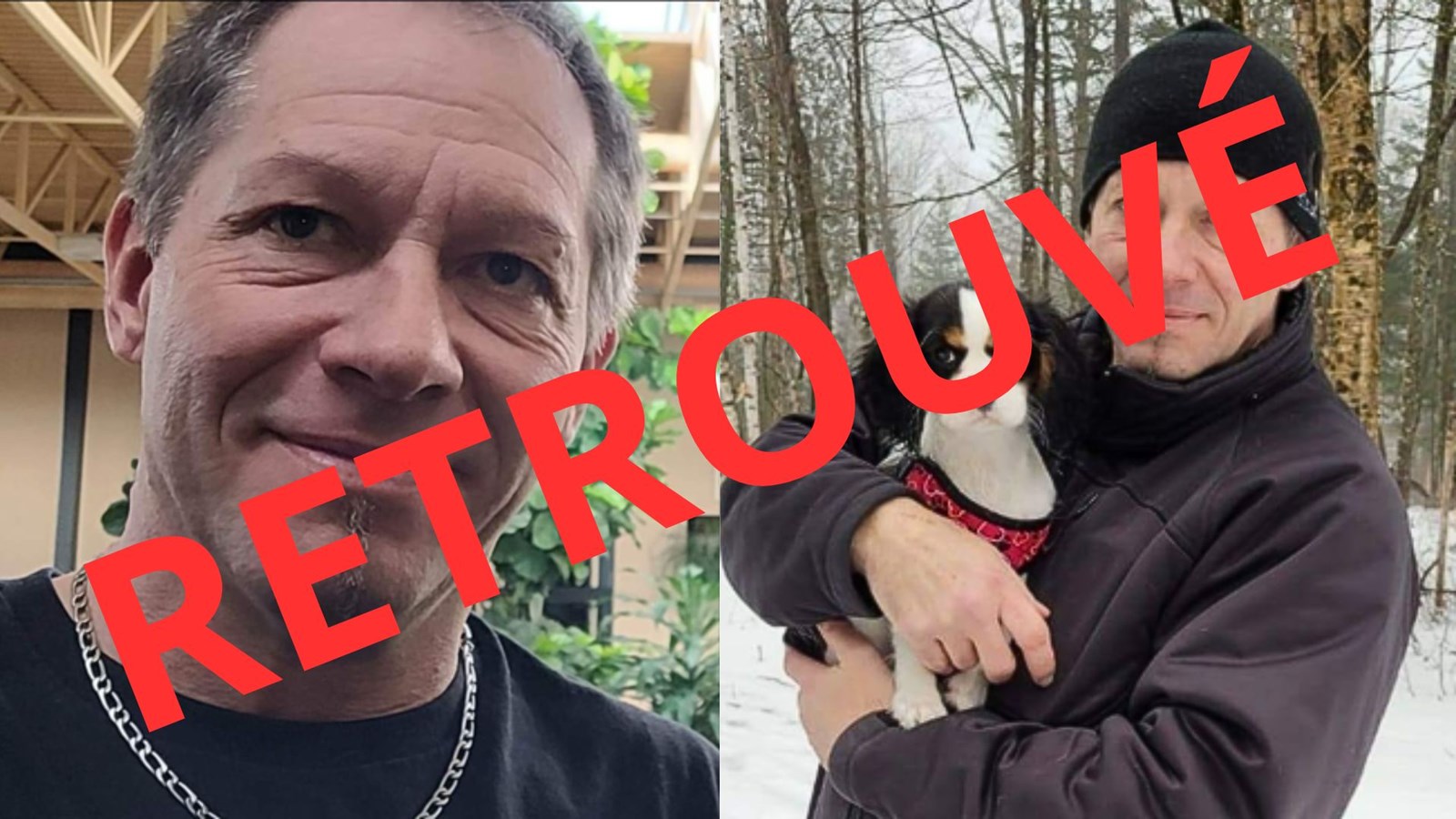 Avis de disparition: Denis Fortin a été retrouvé