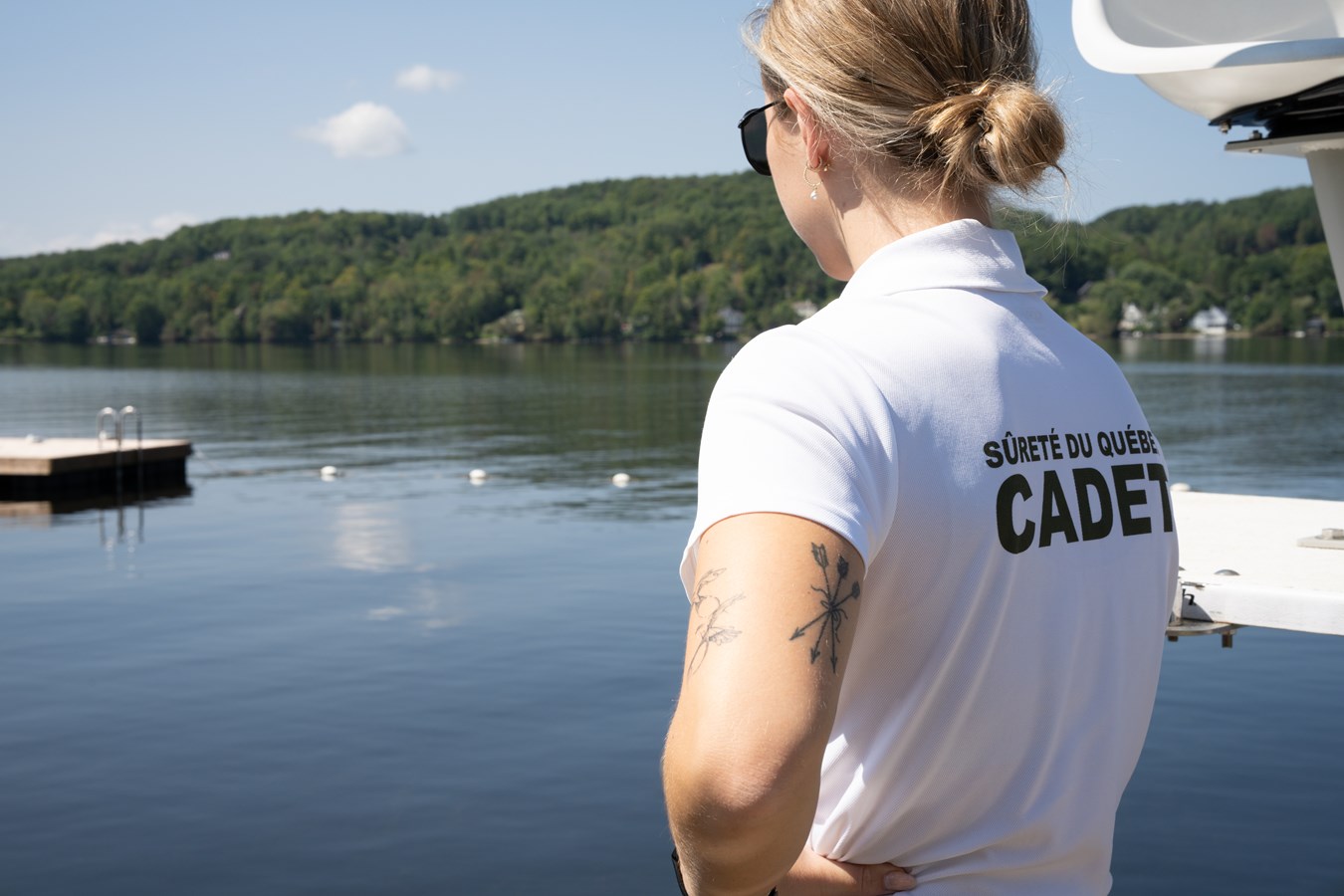 Des cadets de la Sûreté du Québec dans les campings cet été