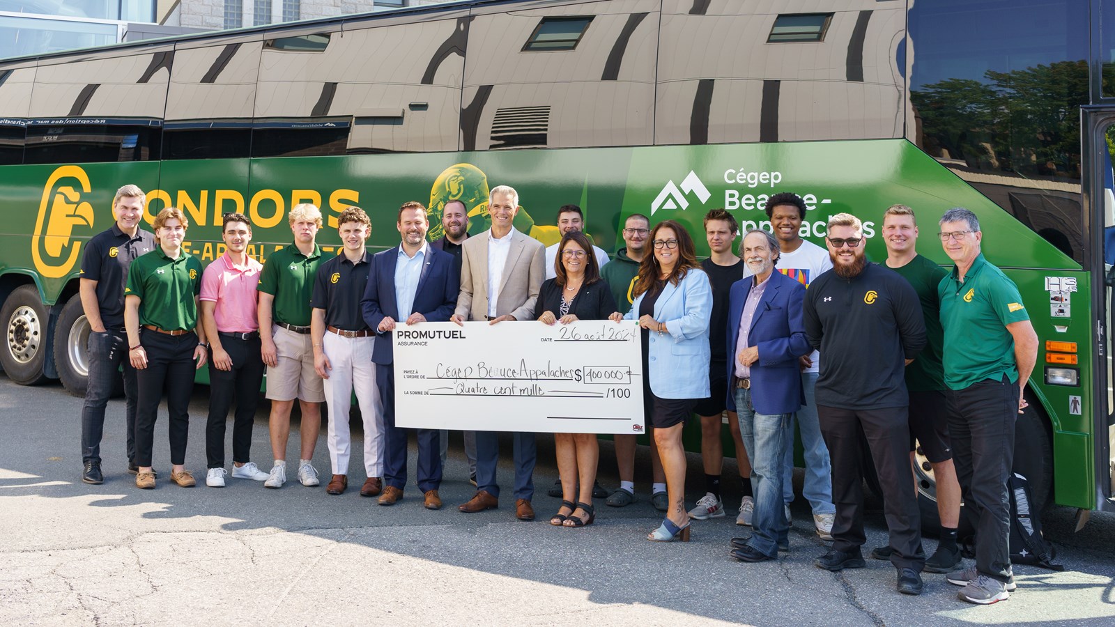 Promutuel Assurance remet 400 000$ au Cégep Beauce-Appalaches