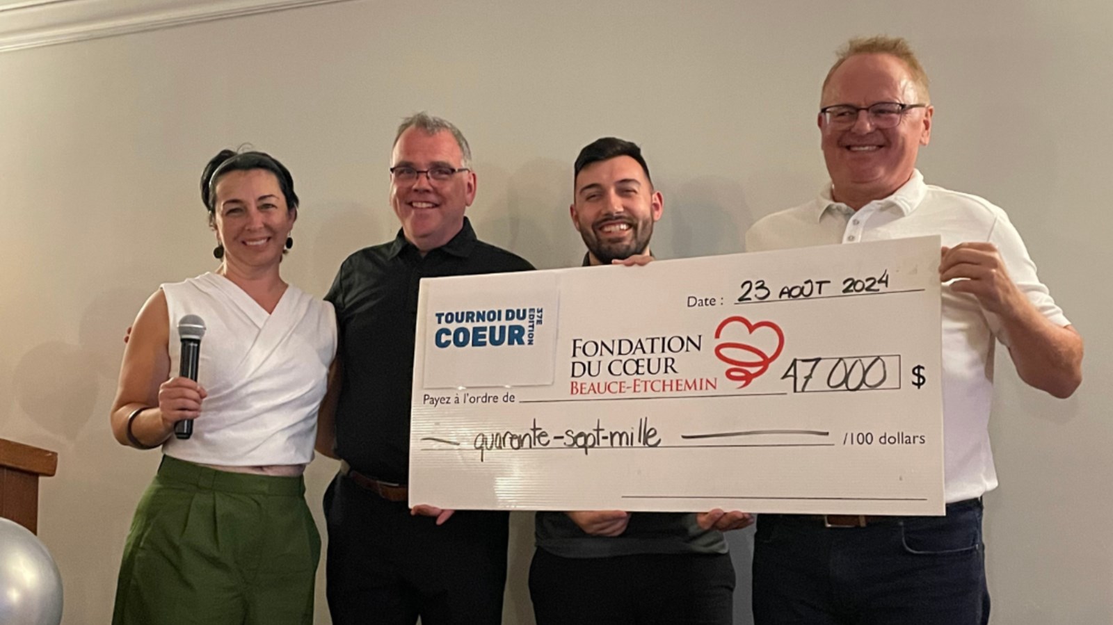 Un nouveau record pour le tournoi de la Fondation du cœur Beauce-Etchemin