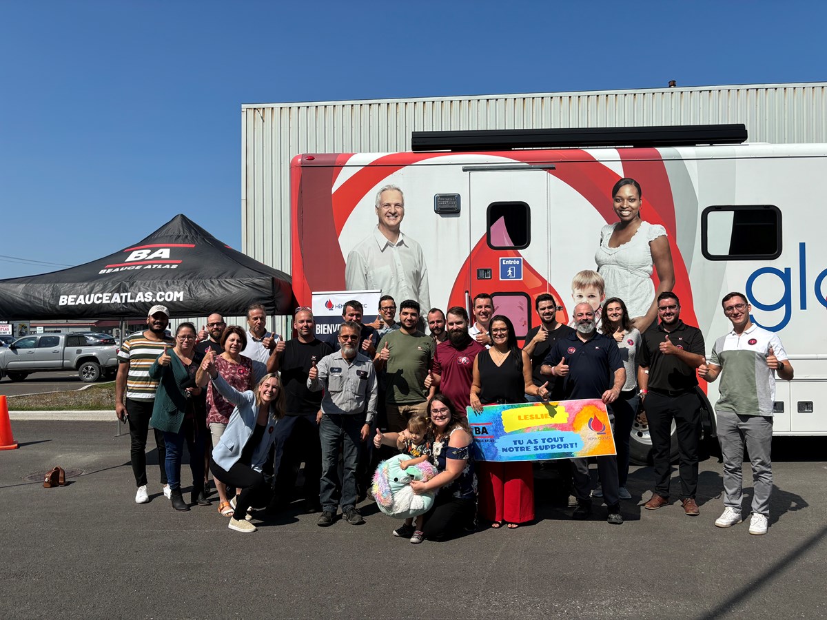 Beauce Atlas organise une collecte de sang pour soutenir une jeune fille