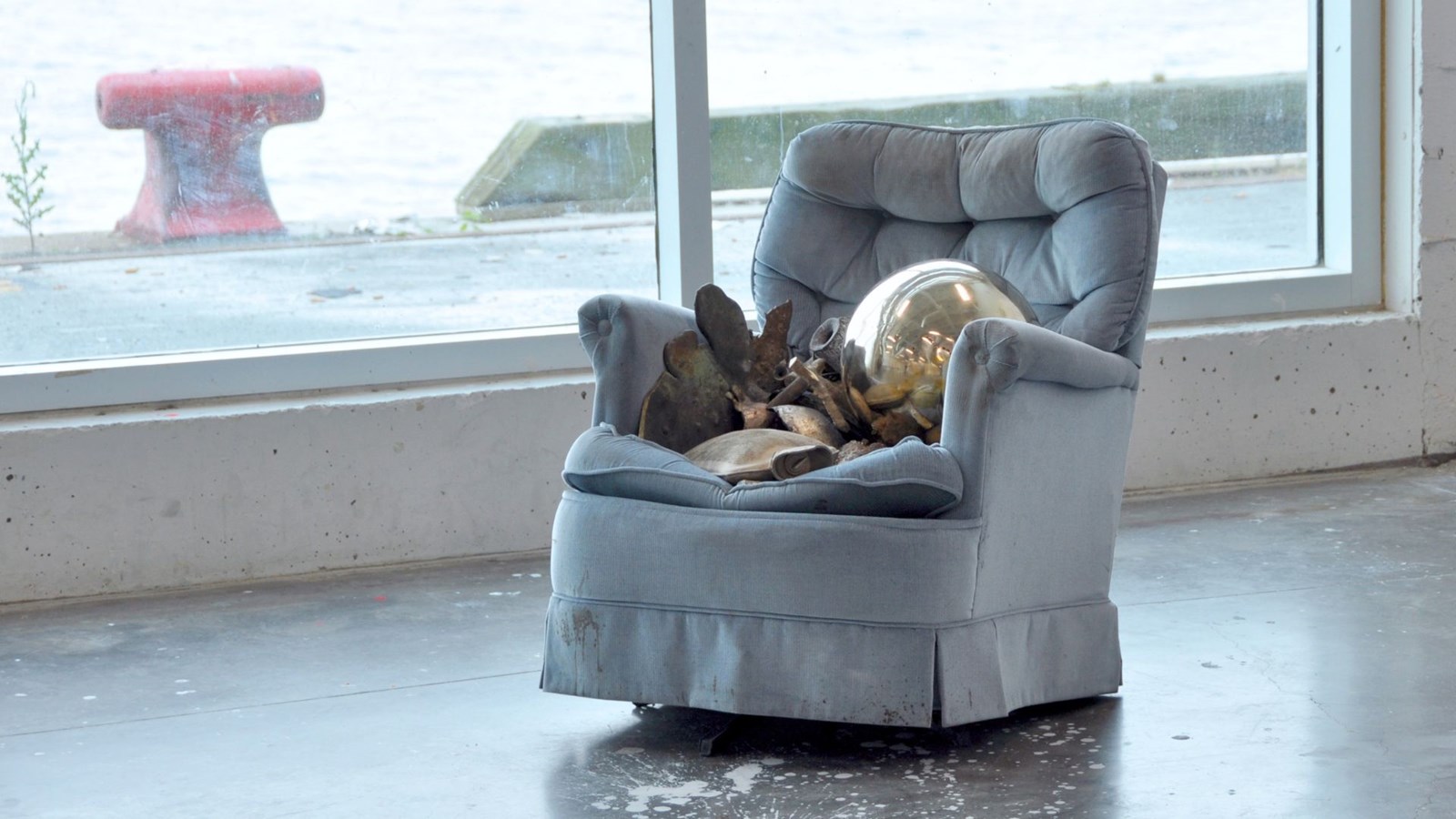 Début de l'exposition «Entre-temps» de Louis-Charles Dionne