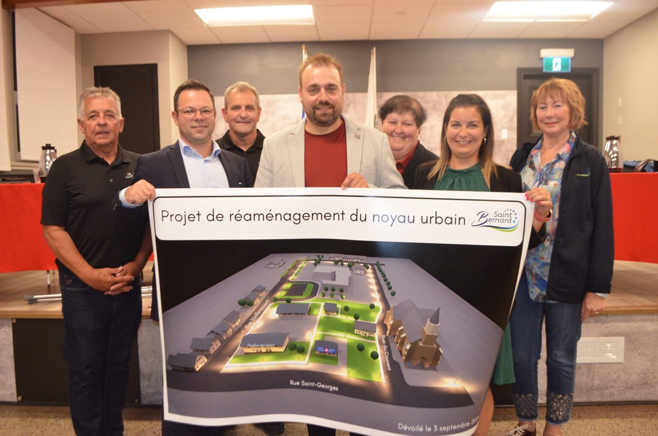 La Municipalité de Saint-Bernard revitalise son noyau urbain