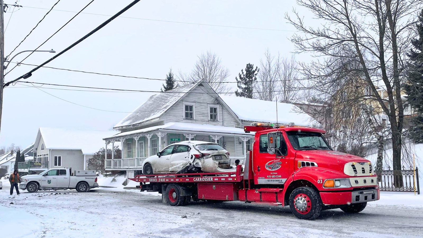 Accident mineur à Saint-Côme