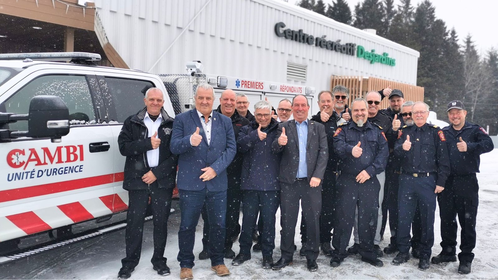 Le Groupe CAMBI fait don d'un véhicule d'urgence à Saint-Prosper