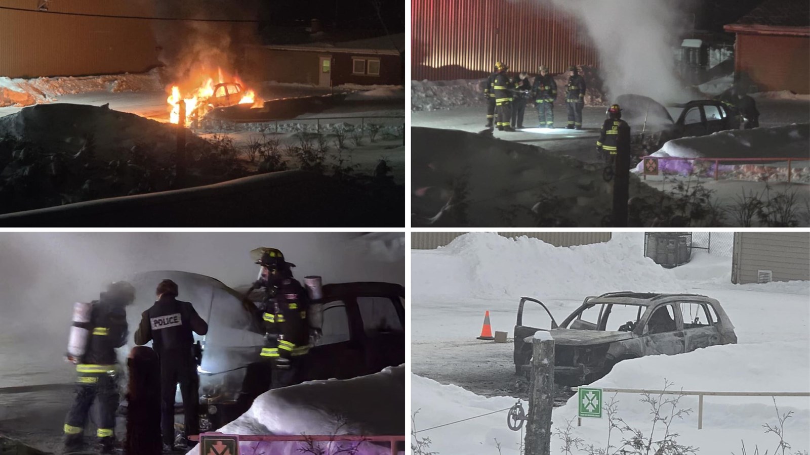 Incendie suspect à East-Broughton: une enquête est en cours