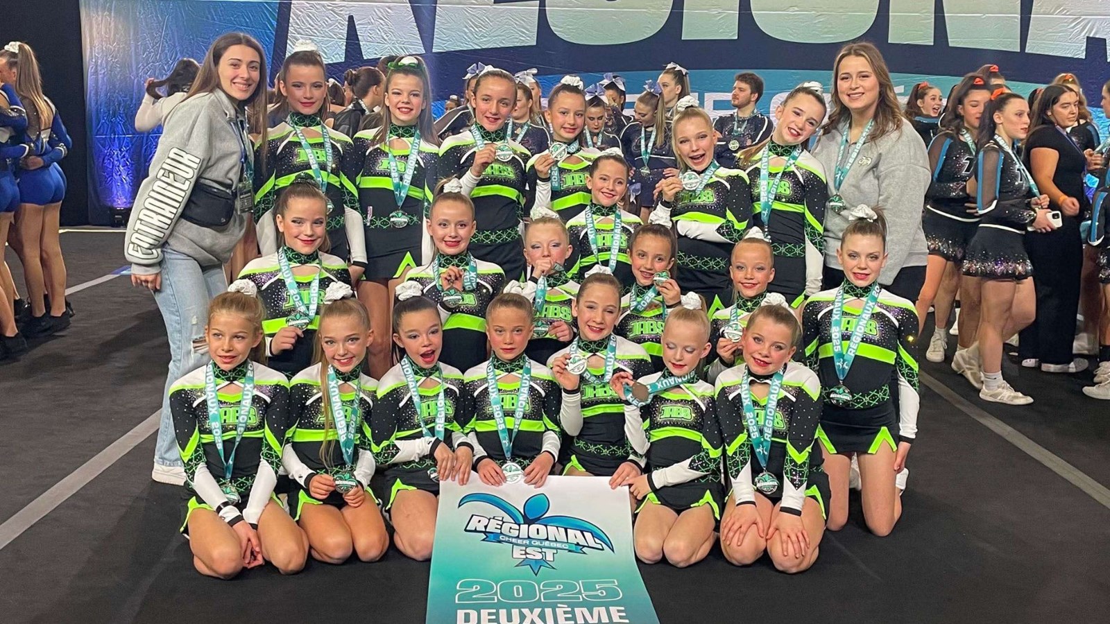 Bon début de saison pour les Jabs Cheerleading