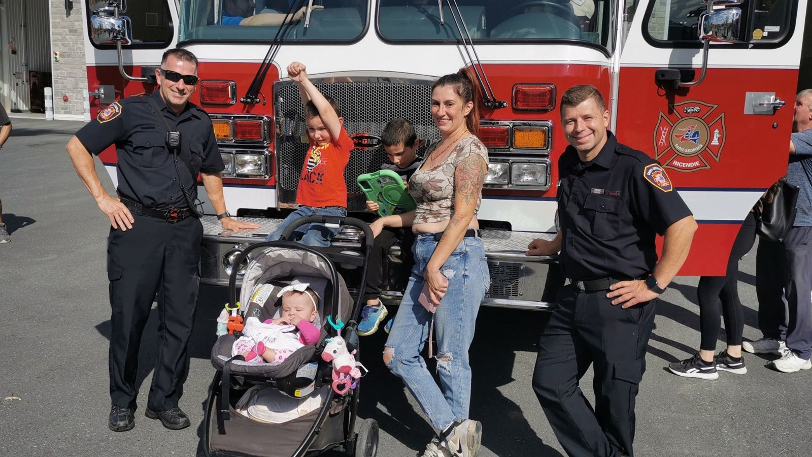 Plus de 2 000 visiteurs à la caserne de pompiers de Saint-Georges