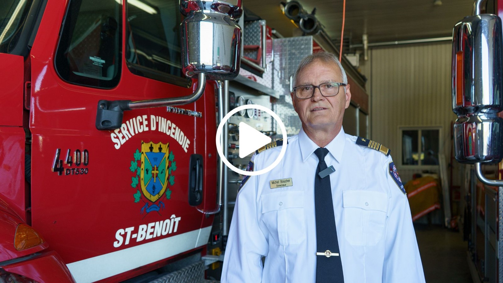 Fier pompier, Michel Boucher quitte avec le sentiment du devoir accompli