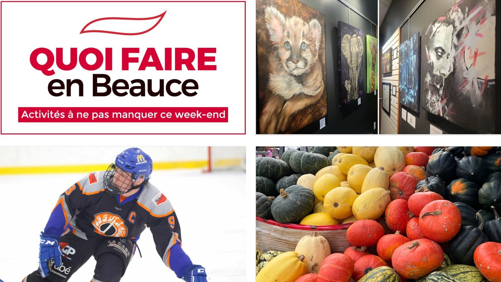 Quoi faire en Beauce du 10 au 12 octobre?
