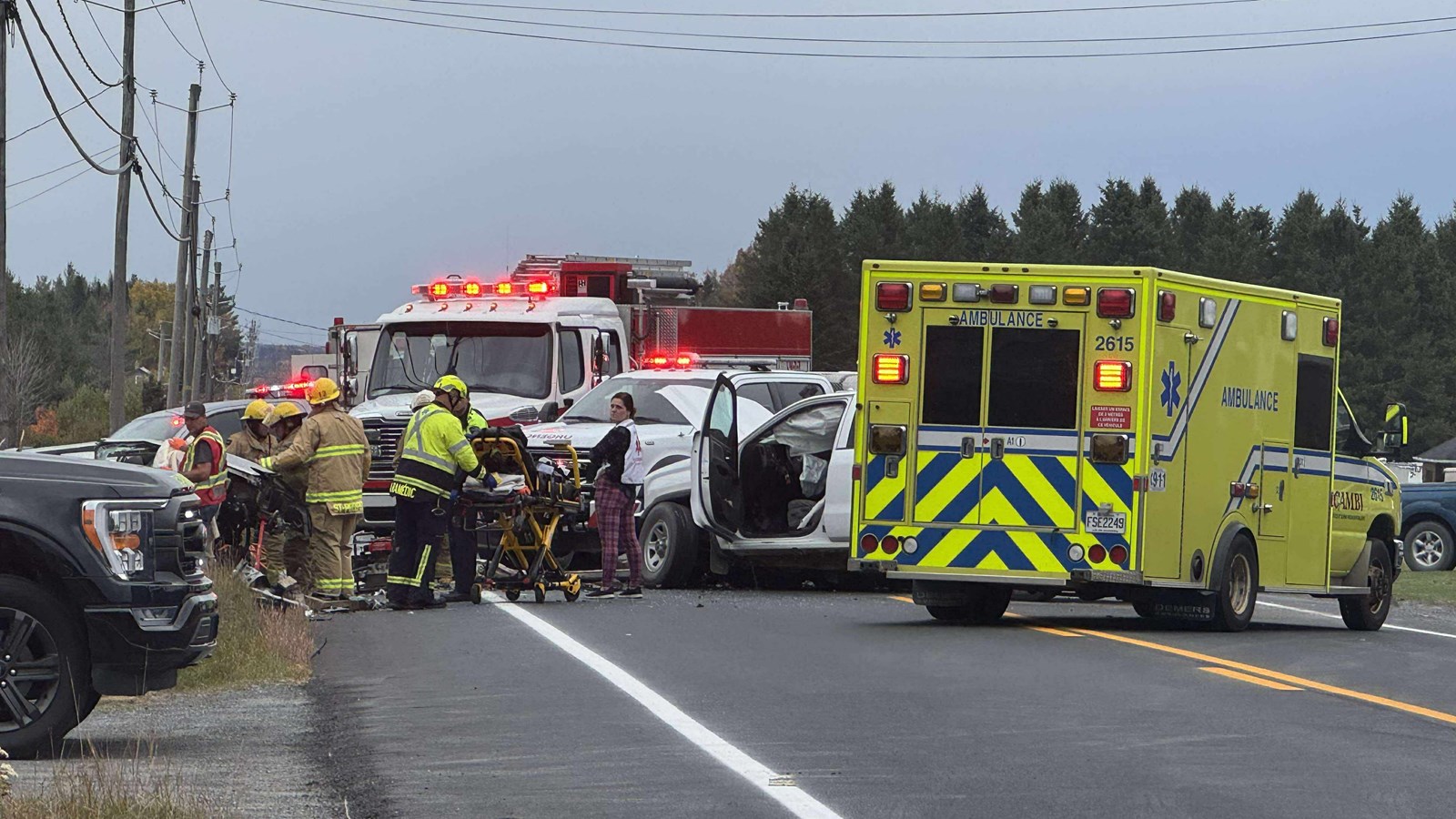 Grave accident à Saint-Prosper: la route 204 fermée à la circulation