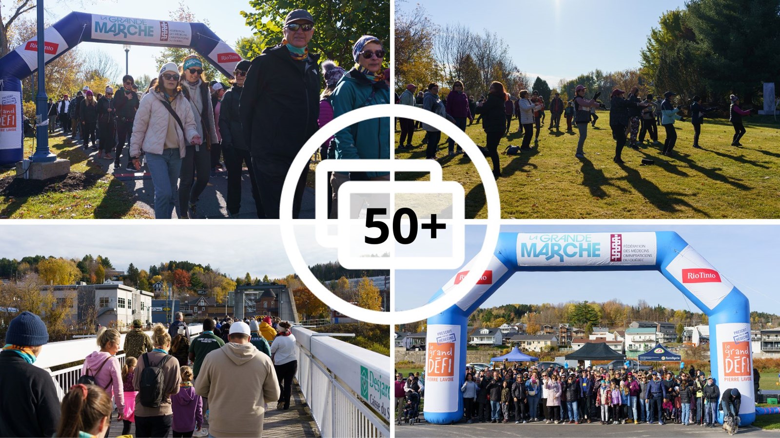 La Grande Marche Pierre Lavoie en Beauce