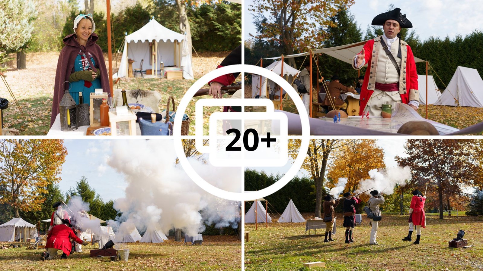 Un campement militaire de 1775 pour souligner le passage de Benedict Arnold en Beauce