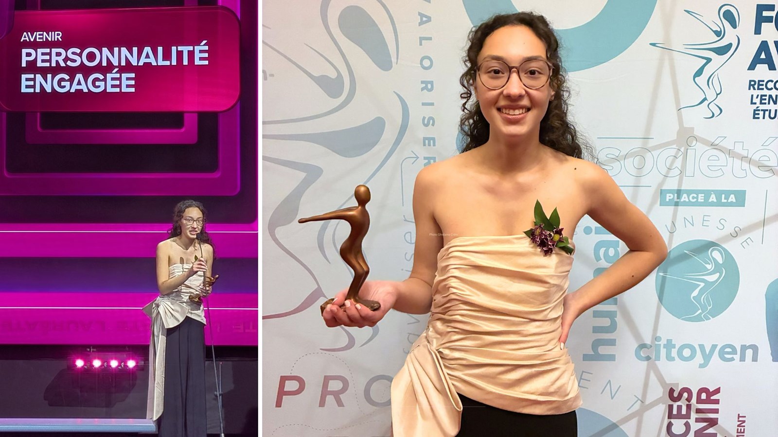 Le prix de la «Personnalité engagée» pour la cégépienne Laura Hétu