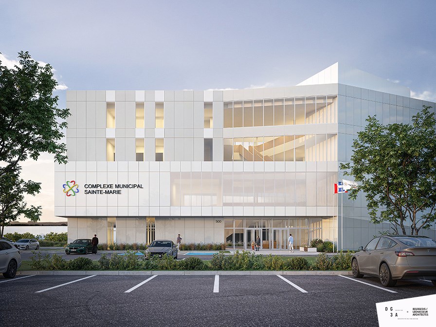 Sainte-Marie dévoile la maquette de son futur complexe municipal
