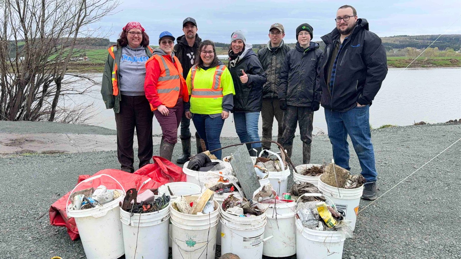 Quelque 650 kilos de déchets retirés des rivières de la région