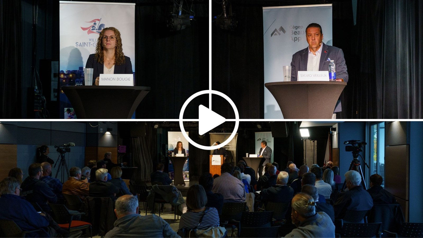 Débat électoral: deux visions d'avenir pour Saint-Georges