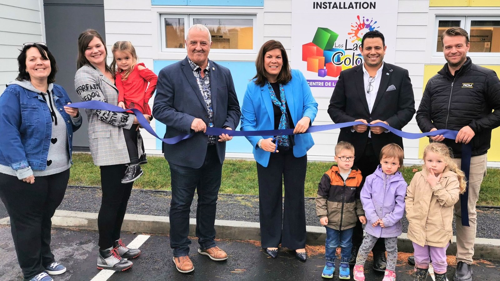 Inauguration en Beauce du premier CPE préfabriqué au Québec