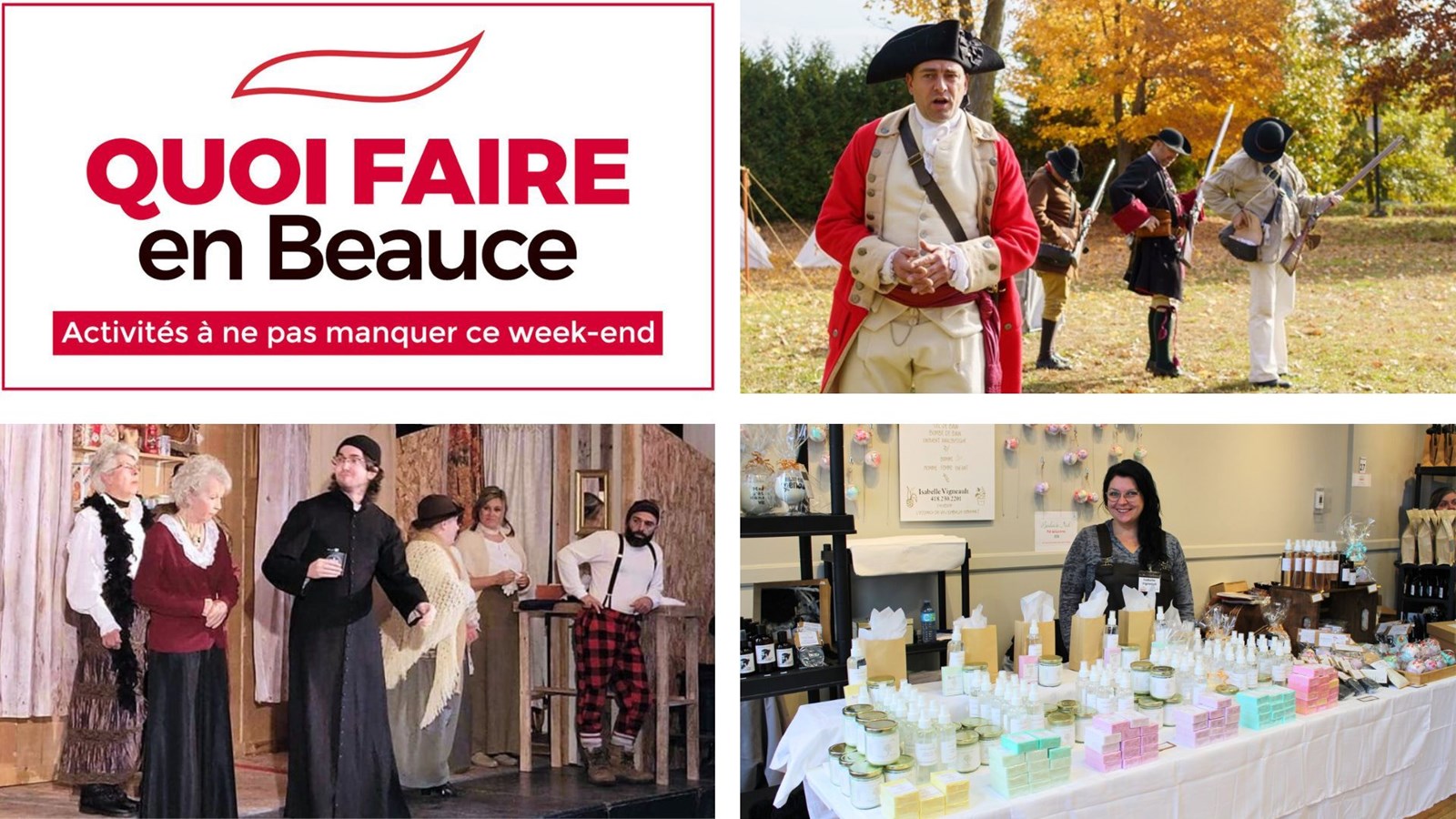 Quoi faire en Beauce du 14 au 16 novembre?