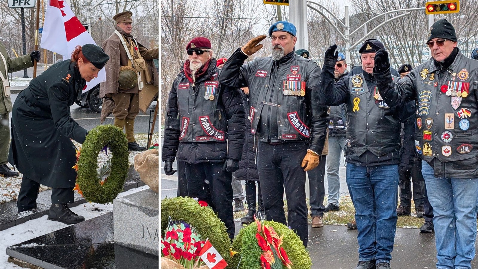 Jour du Souvenir hivernal à Saint-Georges