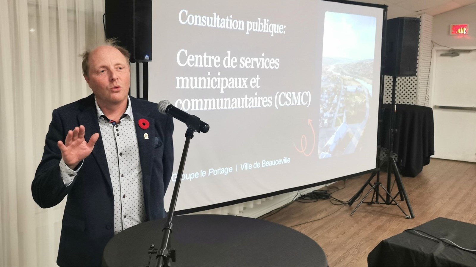 Futur centre municipal de Beauceville: «On peut pas se permettre d'aller trop vite»