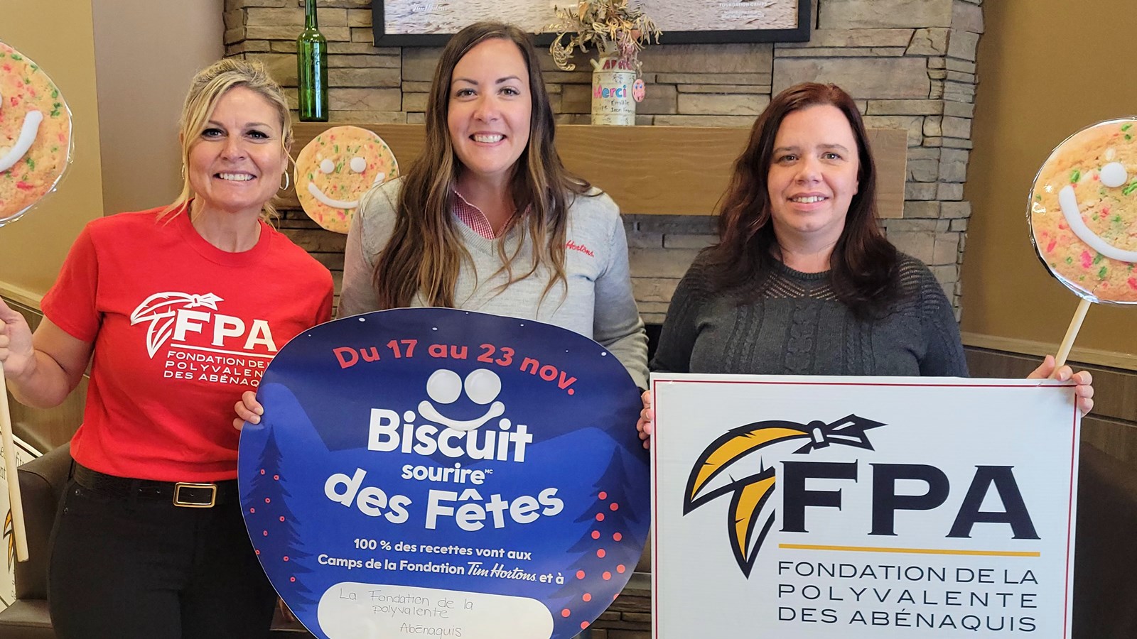 Un Biscuit Sourire pour soutenir les jeunes de la Polyvalente des Abénaquis