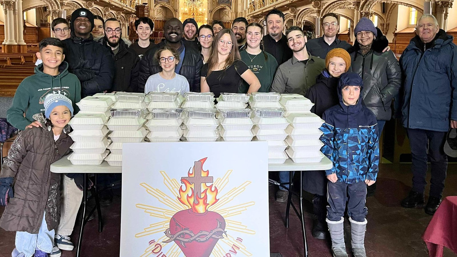 Quelque 100 repas distribués par le Club du Cœur de Jésus