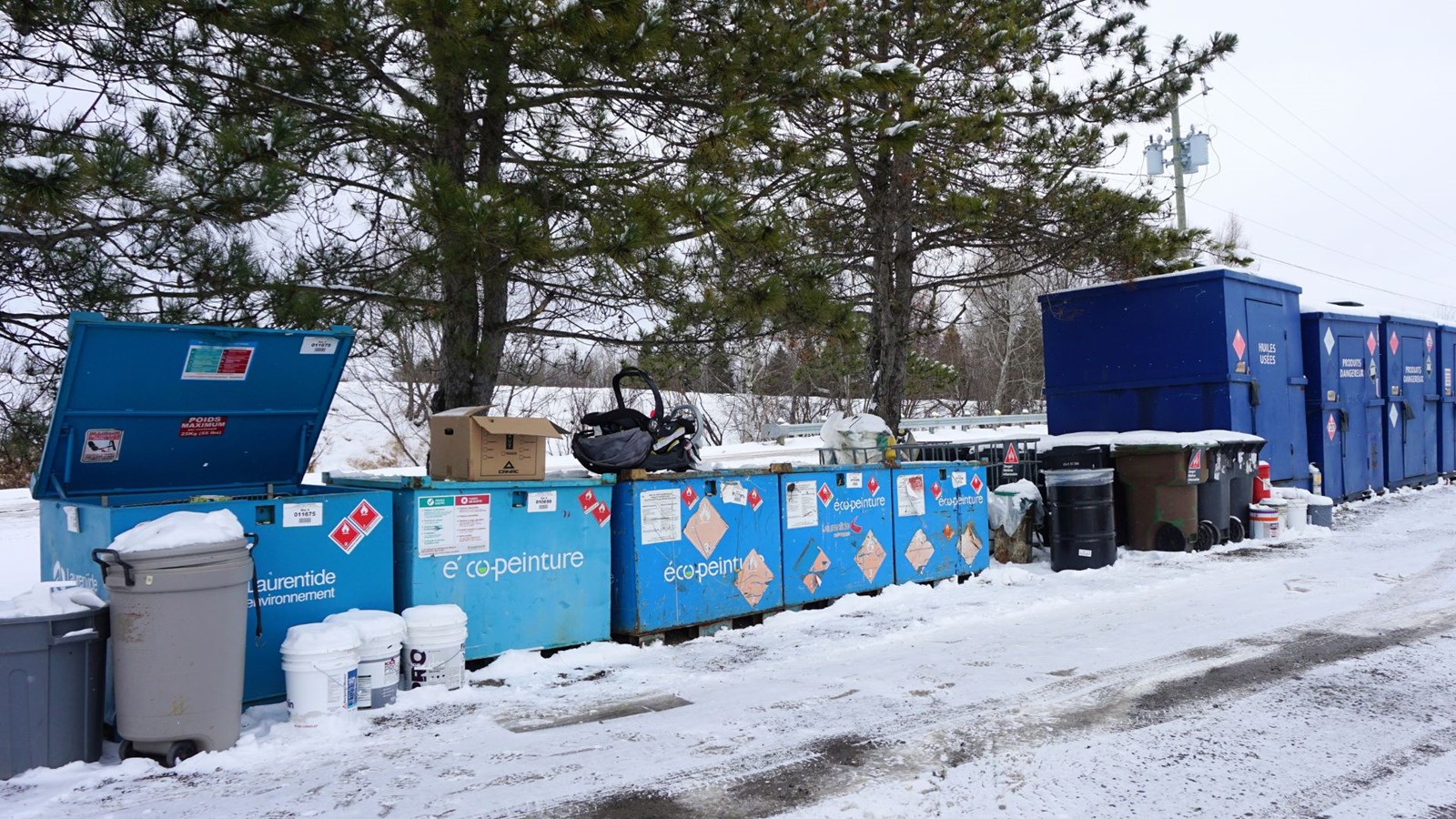 Fermeture hivernale de l'écocentre régional