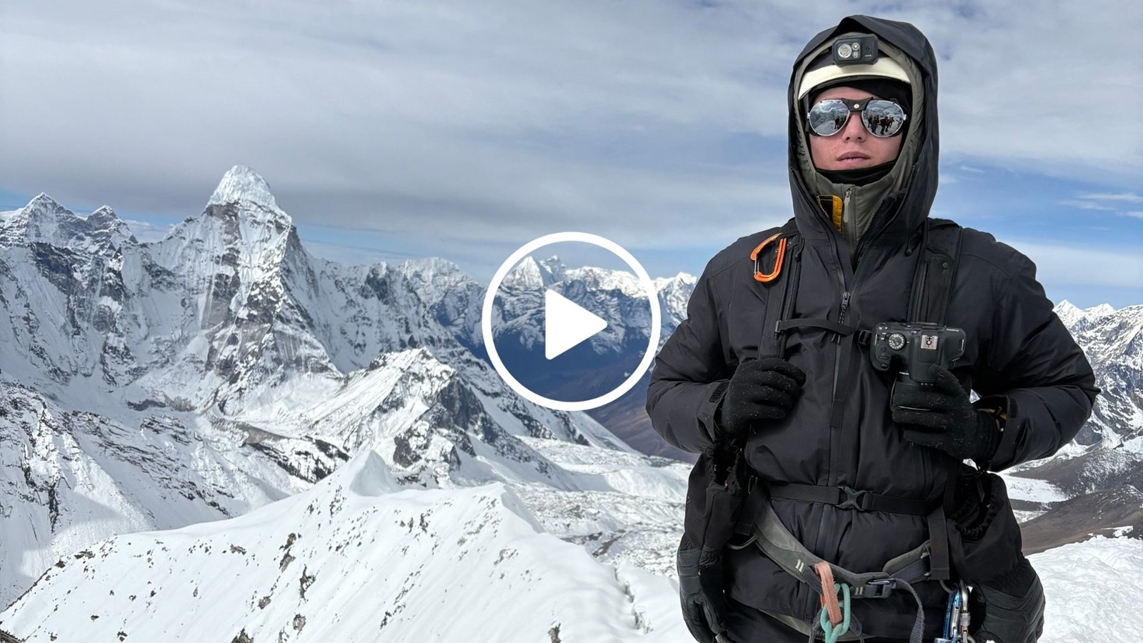 À 19 ans, Justin Rodrigue revient du Népal après avoir gravi l’Island Peak