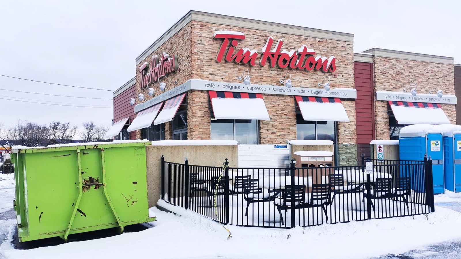 Tim Hortons à Beauceville: réouverture en décembre