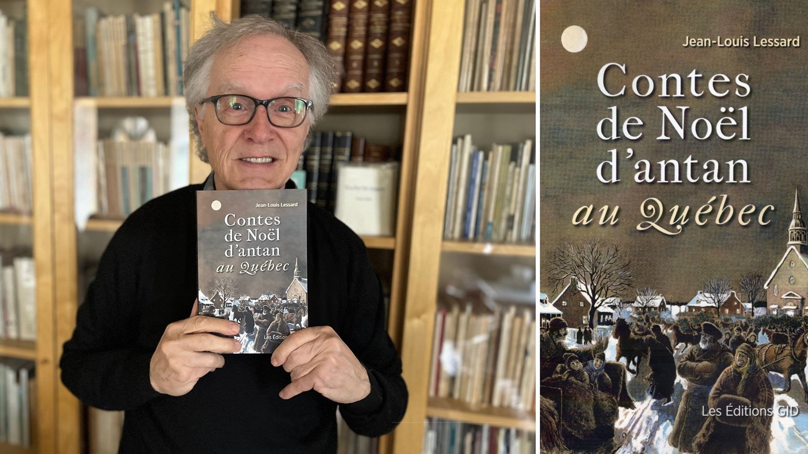 Un recueil des contes de Noël québécois proposé par Jean-Louis Lessard