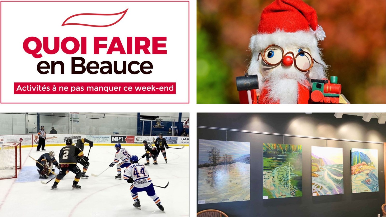 Quoi faire en Beauce du 28 au 30 novembre?