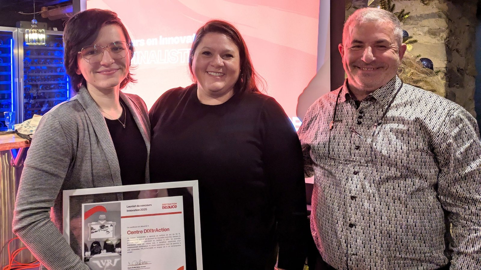 Un prix en innovation pour le Centre DiXtrAction