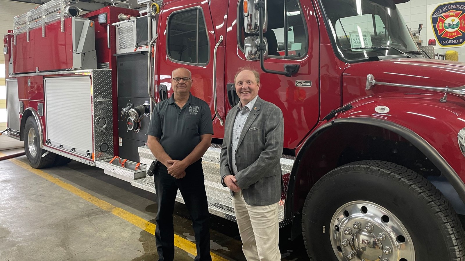 Un nouveau camion pour les pompiers de Beauceville