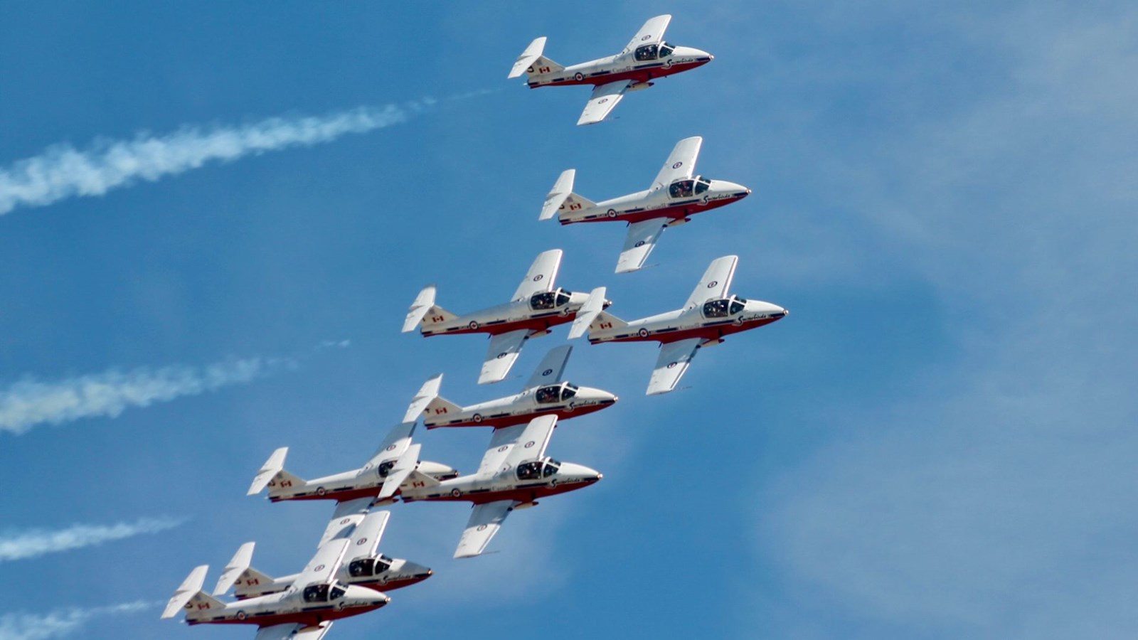 Les Snowbirds à Saint-Georges le 24 juin