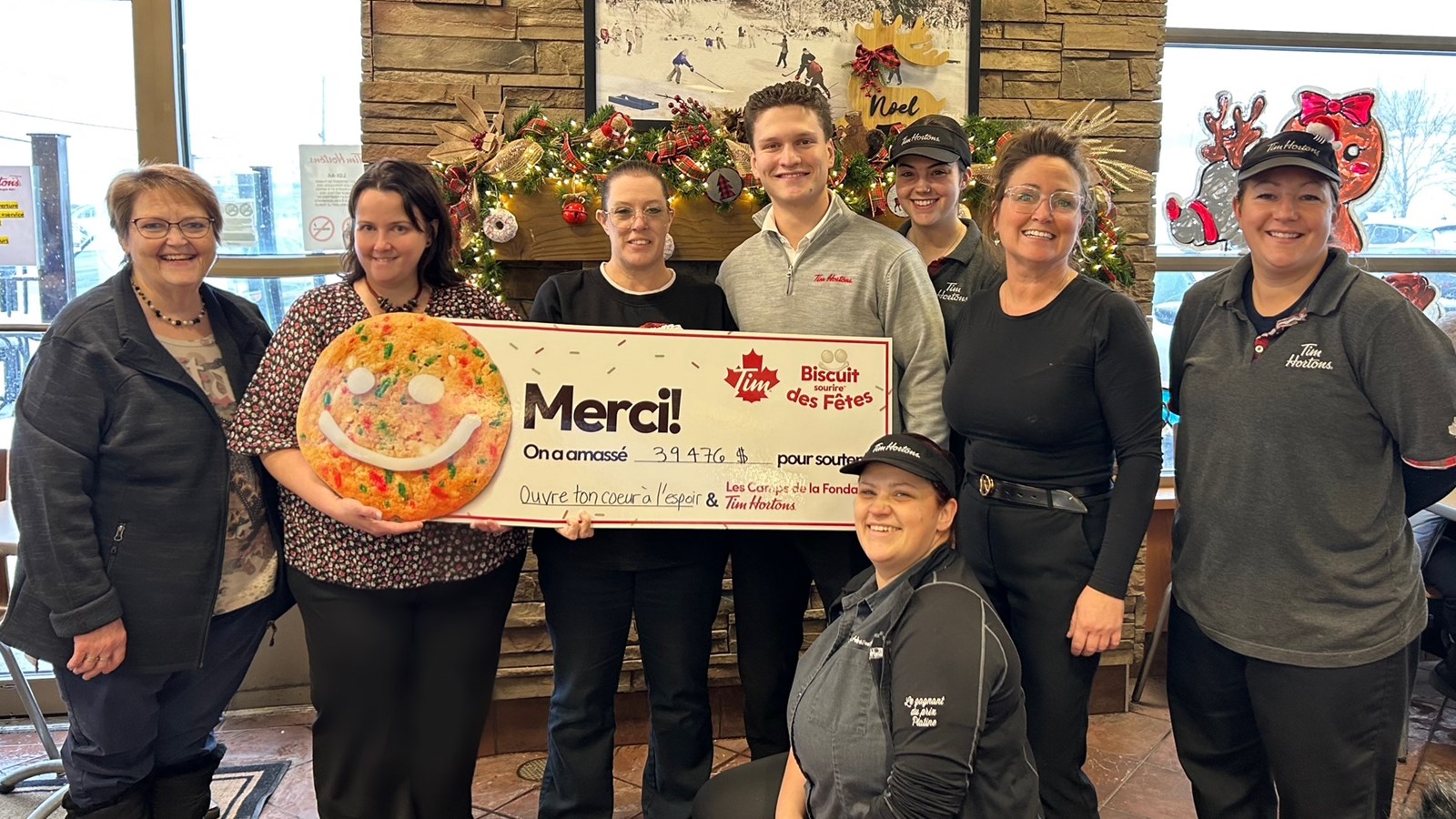 La campagne des biscuits sourire a rapporté 39 476$ à Saint-Georges