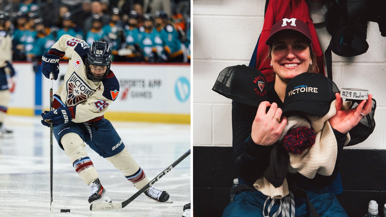 Marie-Philip Poulin parmi les joueuses du mois dans la LPHF