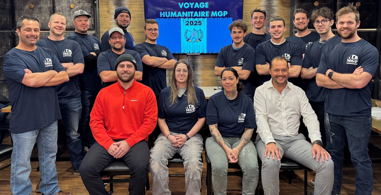 Seize travailleurs de la construction s'envoleront pour le Guatemala