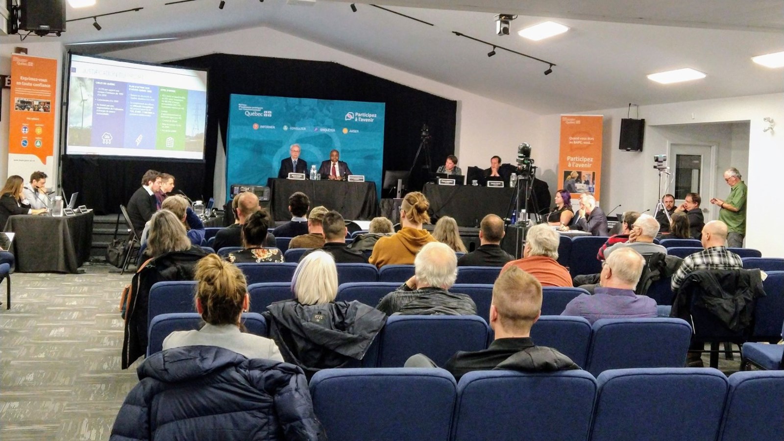 Une soixantaine de personne à la consultation ciblée du BAPE