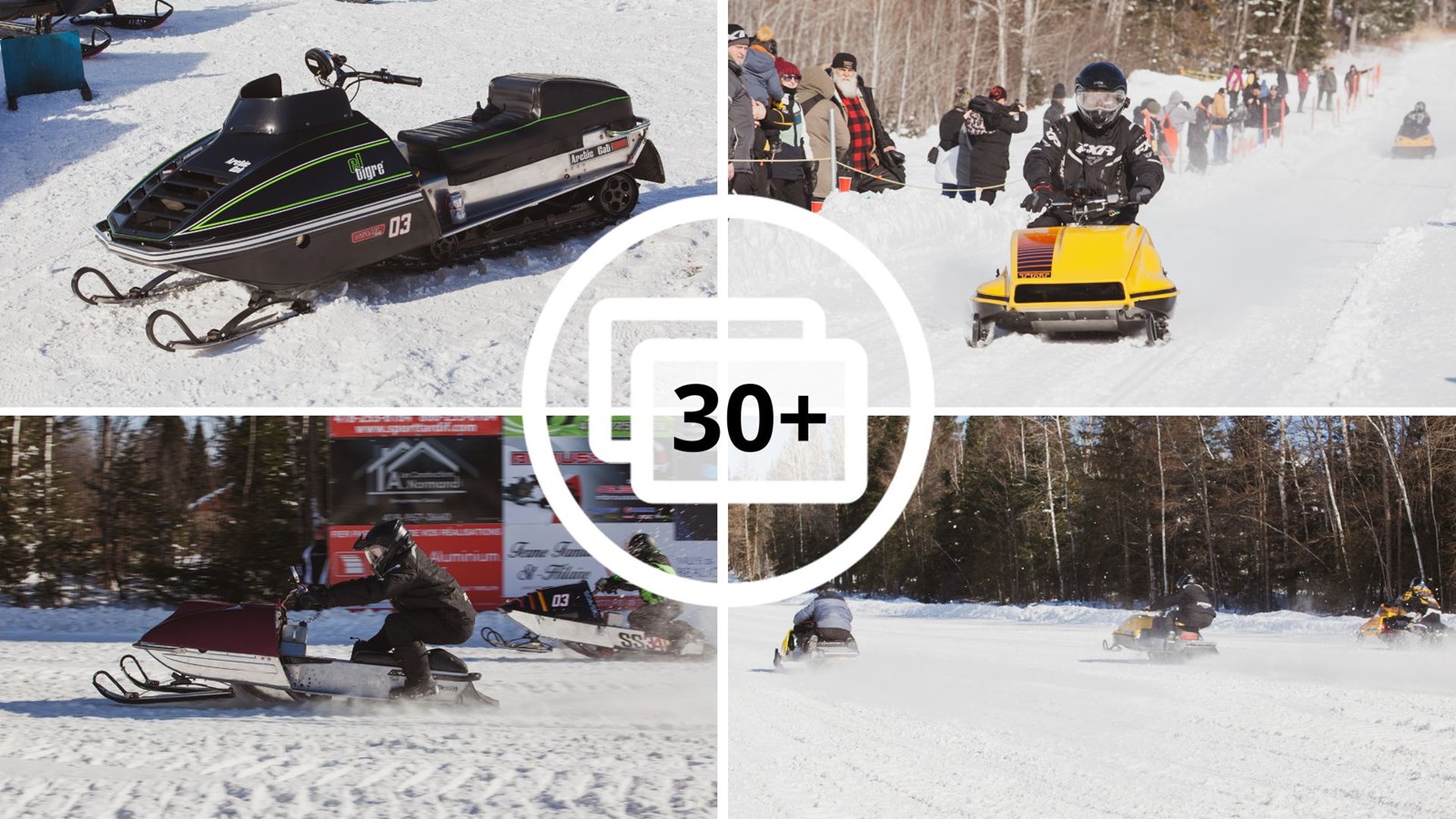 Retour en images sur les drags vintage du Club motoneige de Beauceville 