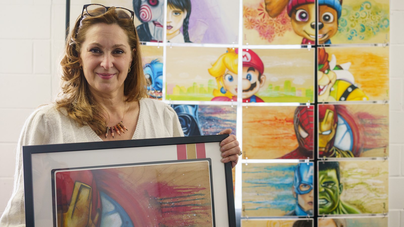 Quand la culture populaire s’invite sur les toiles d’Anick Bilodeau