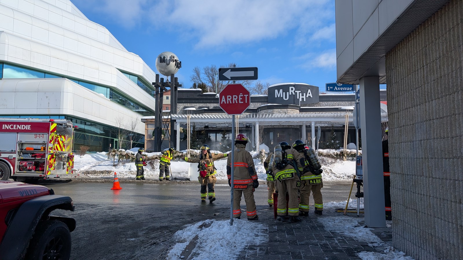 Une sécheuse s'enflamme au Murtha